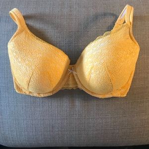 Yellow Lace Cacique Bra
